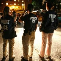 Three police ICE officers