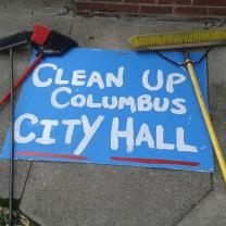 Clean up City Hall sign